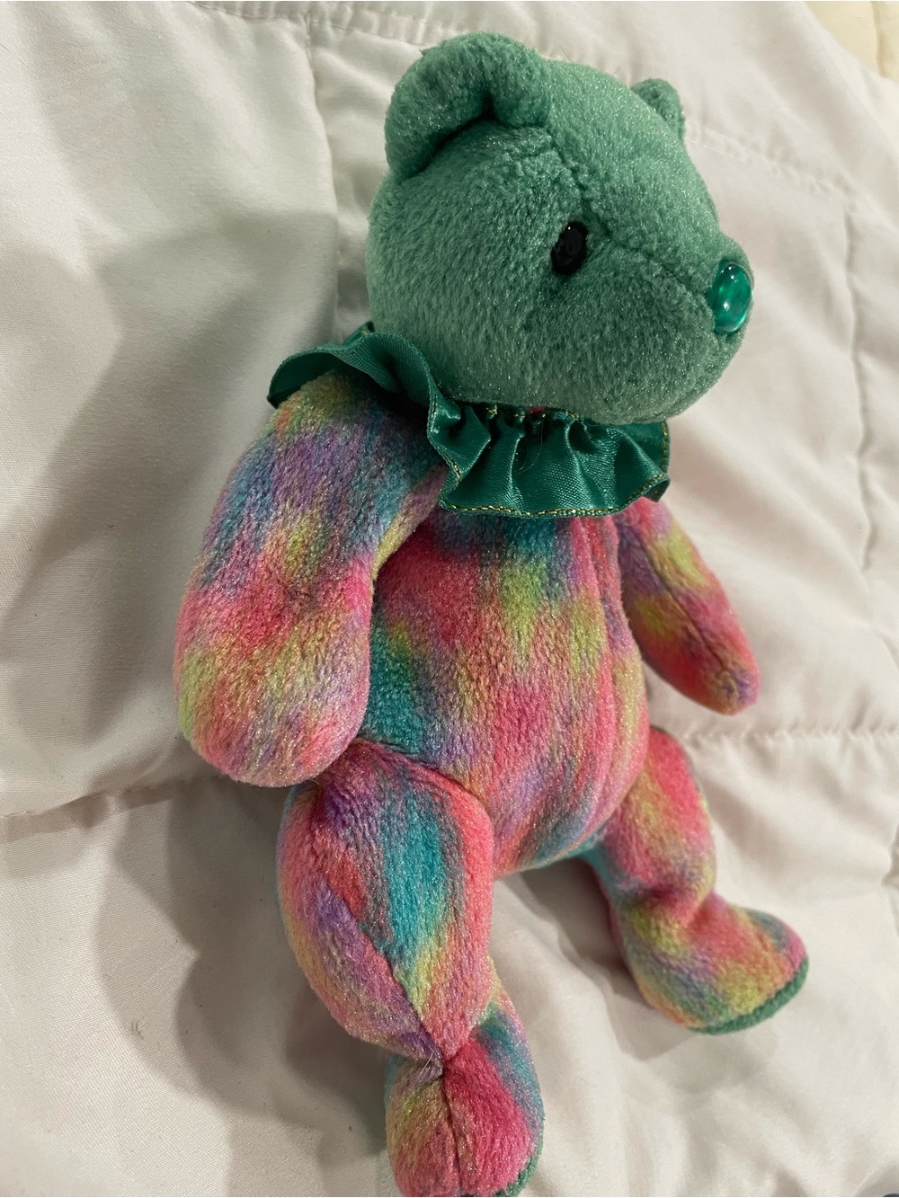 Ty Beanie Baby May the Birthday Bear (1st Series)- RETIRED - Picture 4 of 6